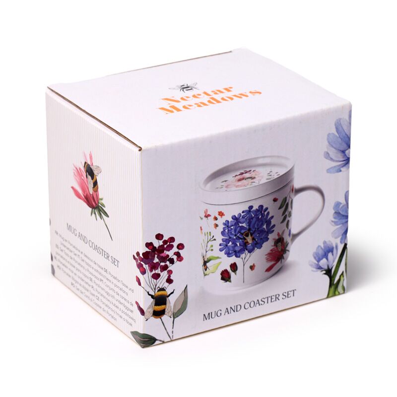 Taza de porcelana de Nectar Meadows con cubierta de montaña