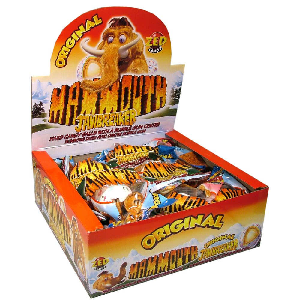 Zed candy monster mammouth jawbreakers (18x 85gr)