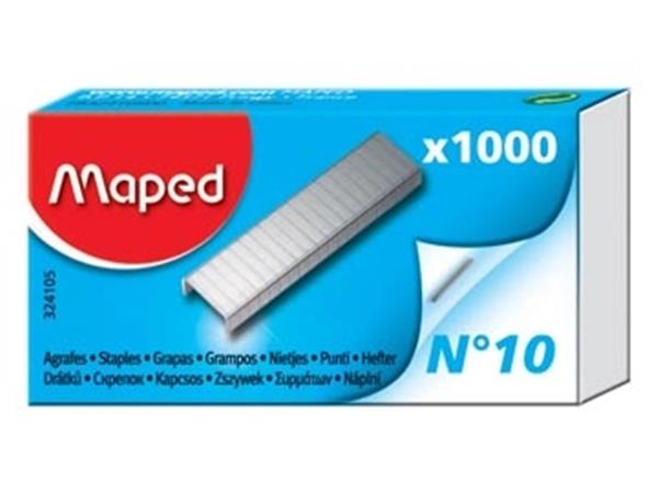 Oficina maped grapas maped no. 10, caja (1000 grapas)