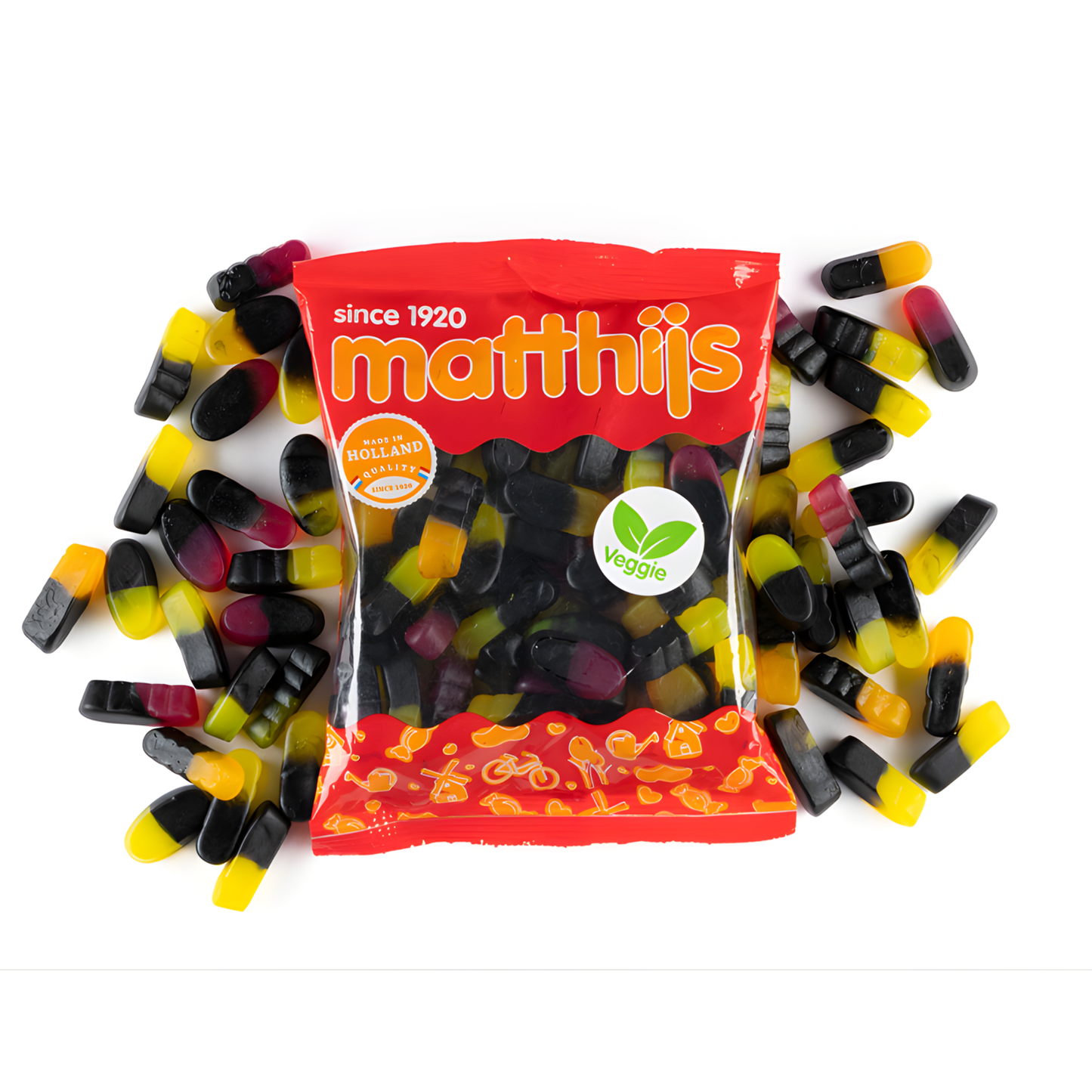 Matthijs (vegetariano) dúos de regaliz y frutas (20x 400 g)
