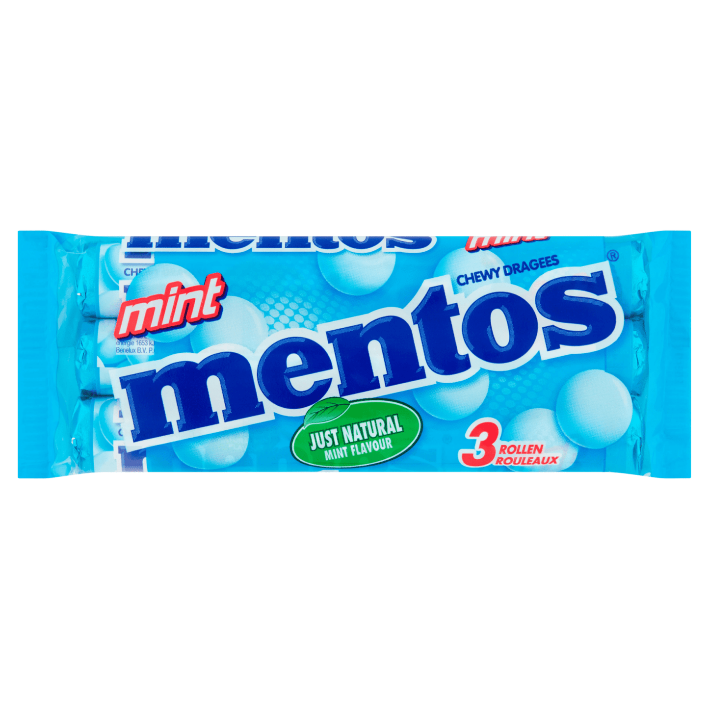 Mentos menta paquete de 3 (25 piezas)