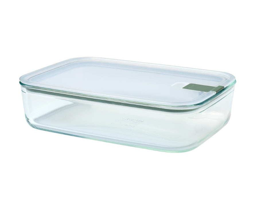 Caja de limpieza de vidrio Mepal Easyclip Nordic Sage 2250 ml