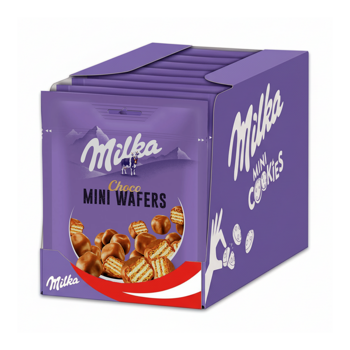 Caja de mini obleas Milka (8x 110g)