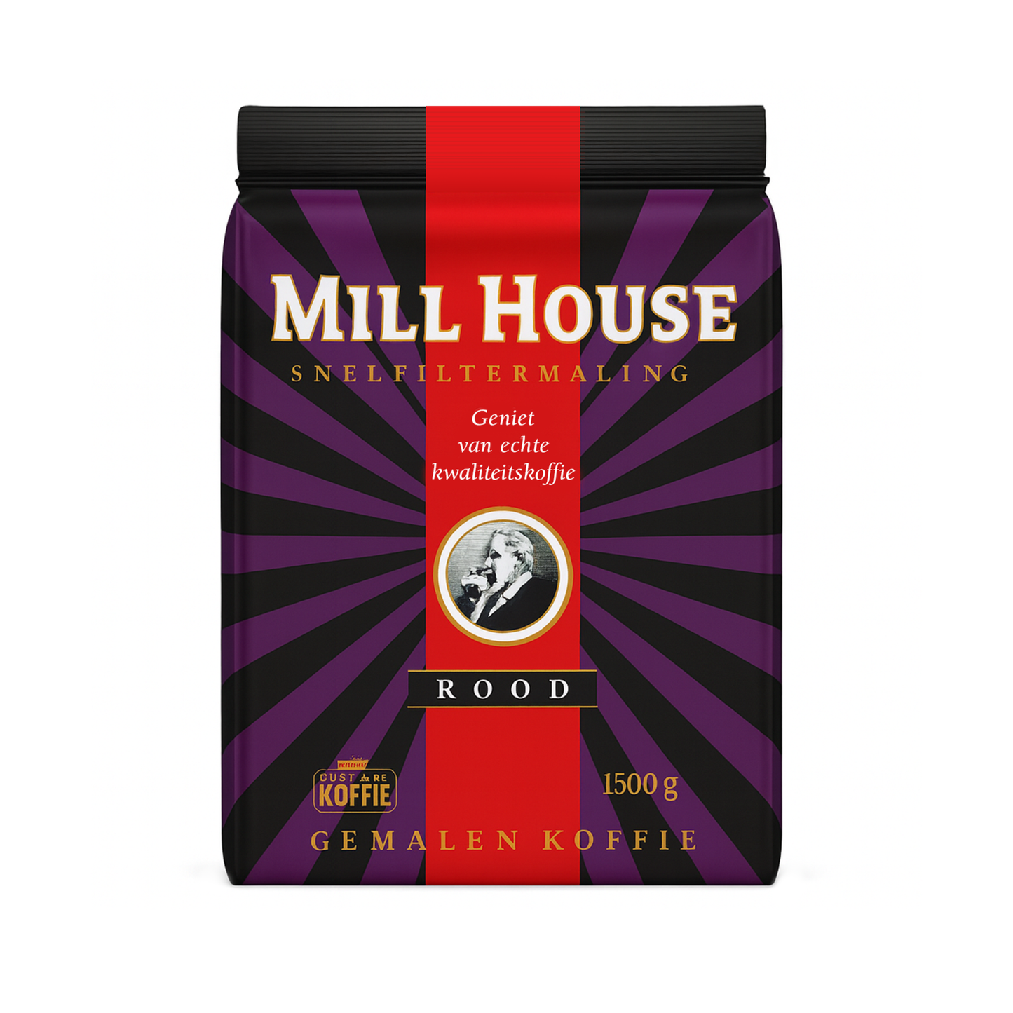 Mill house rood snelfilter (4x 1,5kg)