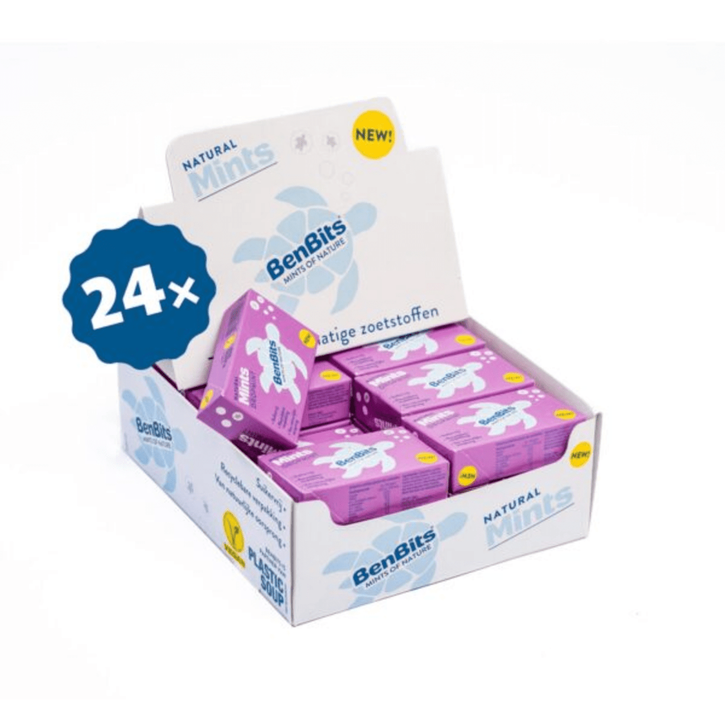 Tapa abatible Benbits mints dropmint (24x 30gr)