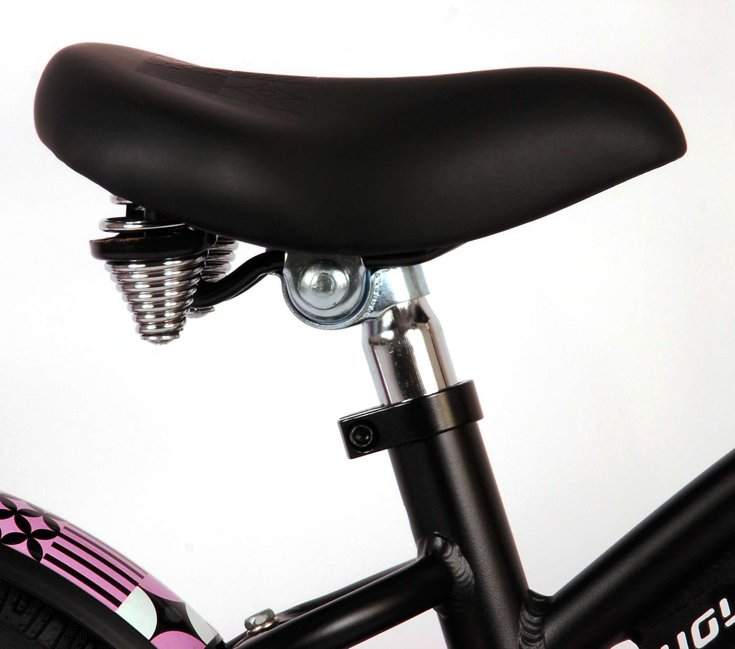 Bicicleta para niños Miracle de Vinare - Niñas - 14 pulgadas - Matt Black - Colección Prime