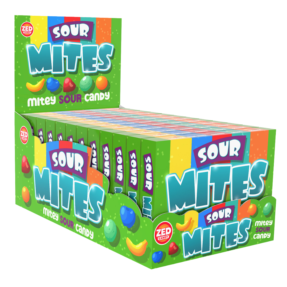 Zed Candy Mites Sour Theatre Box (12 pezzi)