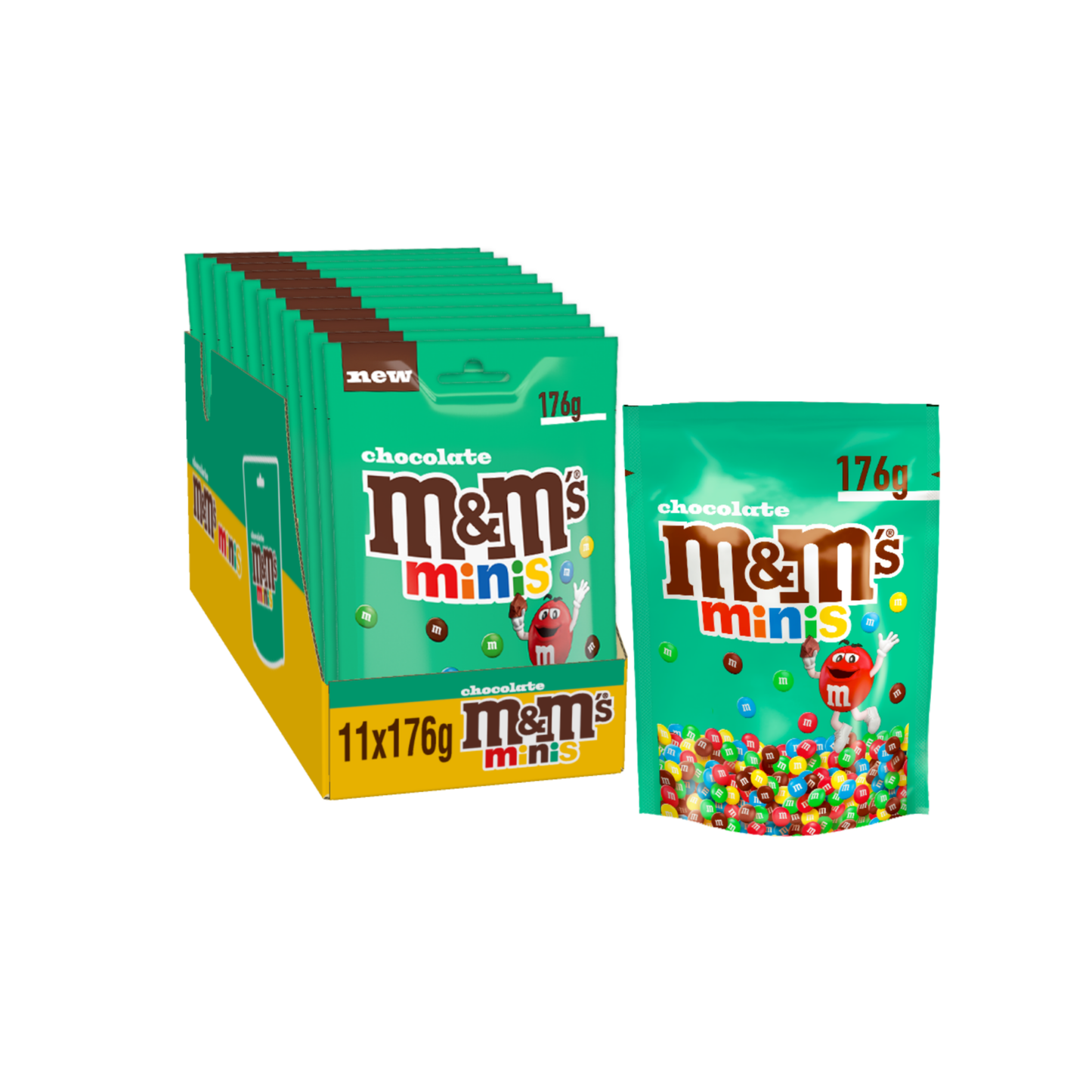 Mini cioccolato M m's (11x 176gr)