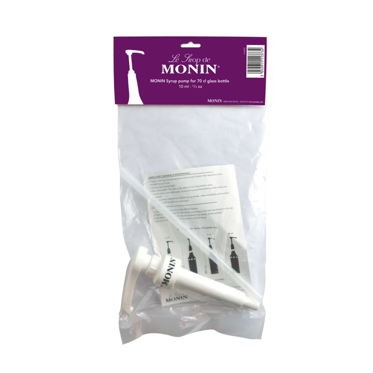 Pompa per sciroppo Monin (10ml) per bottiglia da 70 cl