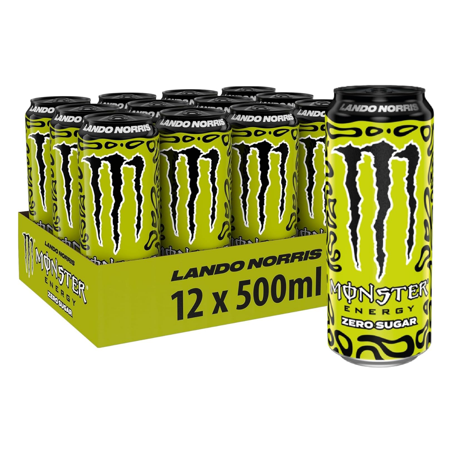 Bote de azúcar cero Monster lando norris (12x 500ml)