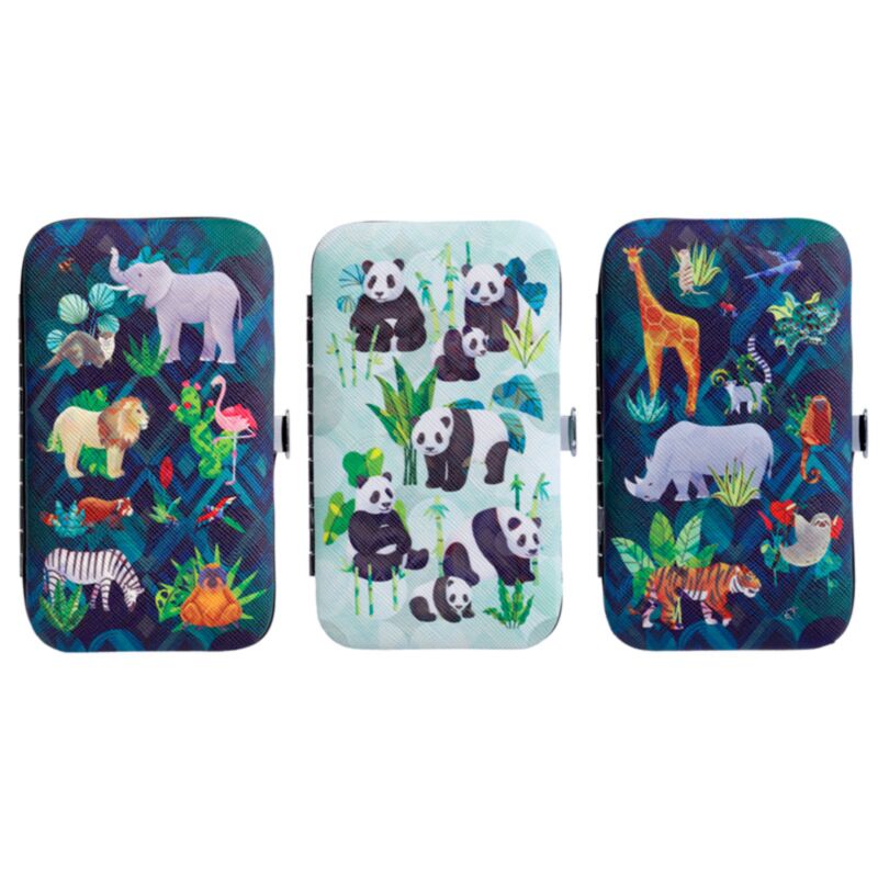Set di manicure in 5 parti del regno animale