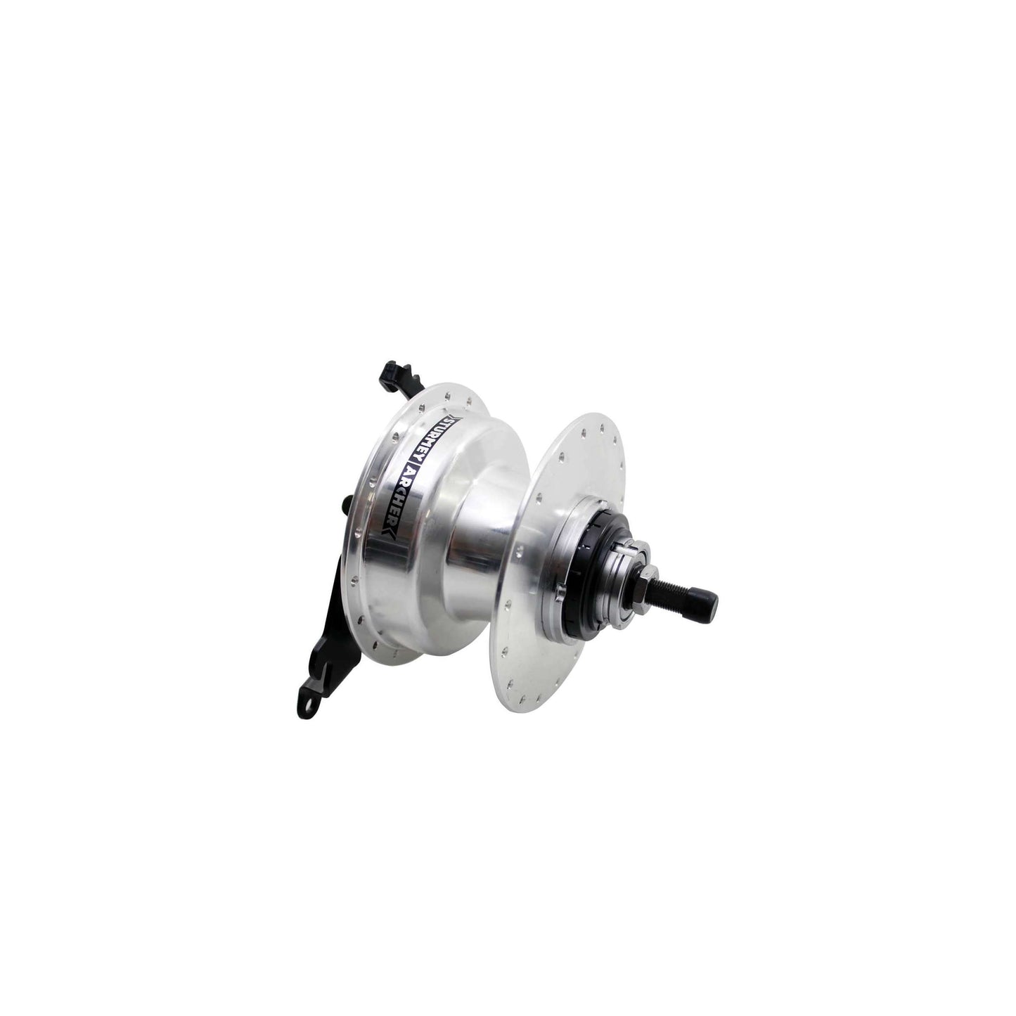 Gear Hub 3 Velocidad Sturmey Archer XL -RD3 Cuble de freno de batería de 90 mm - 36 hoyos - Plata