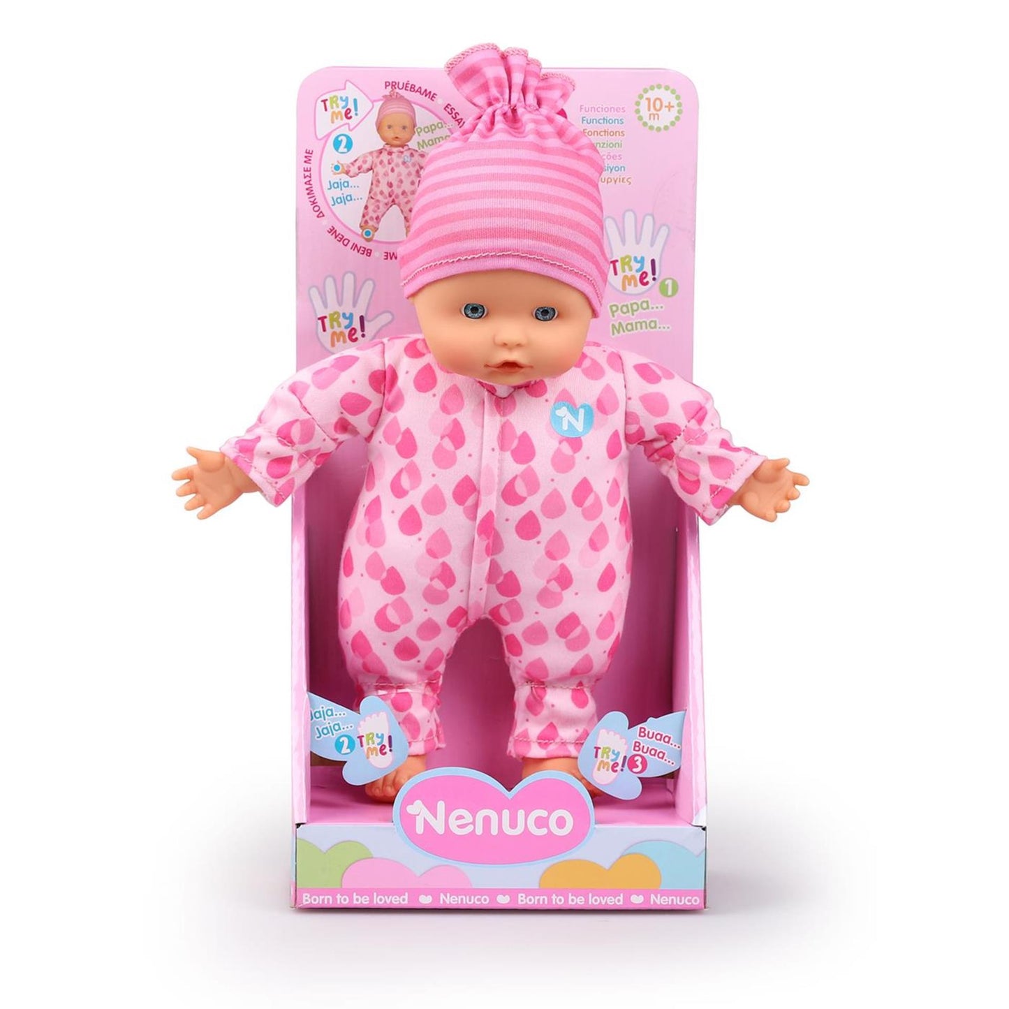Muñeco bebe Nenuco blandito 25cm 3 funciones
