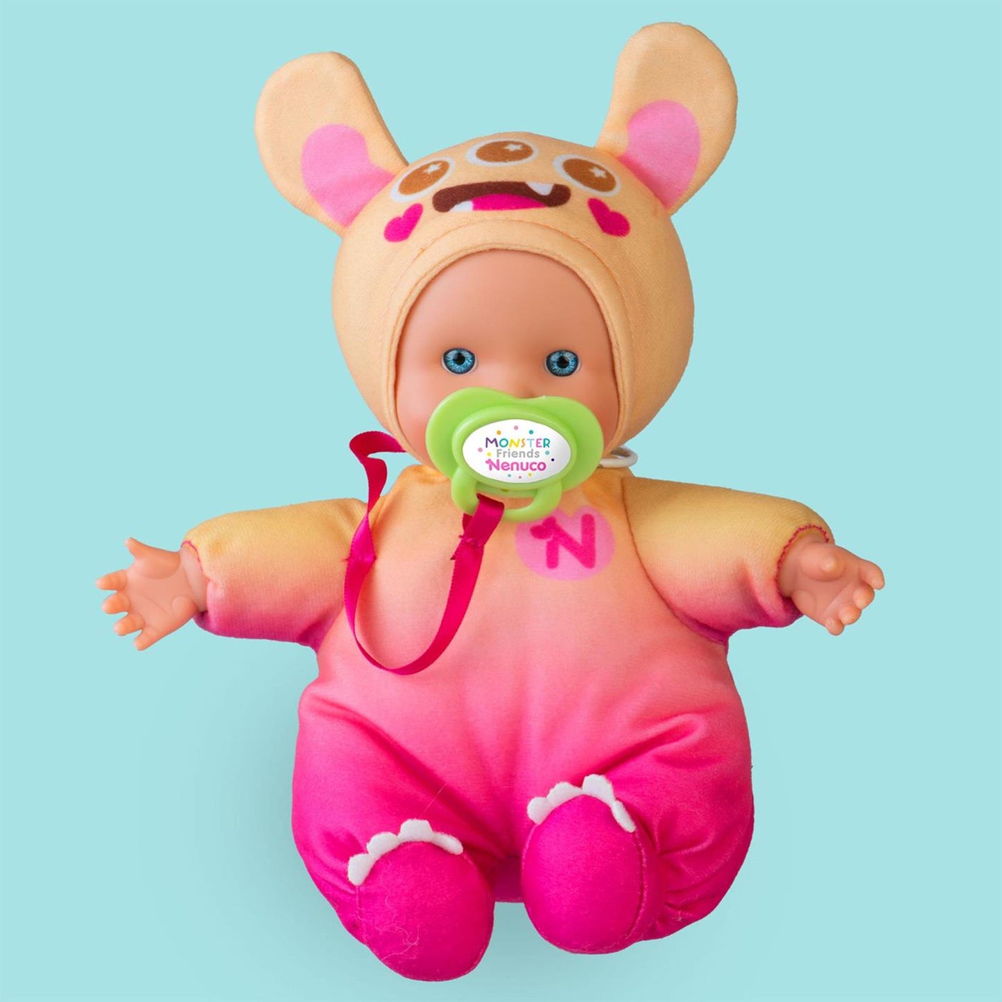 Bambola Nenuco Monster Friends 15 cm + ciuccio