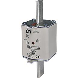 Fusible de cuchilla Eti 400a - 500v din nh2 gg | piezas de 3 piezas
