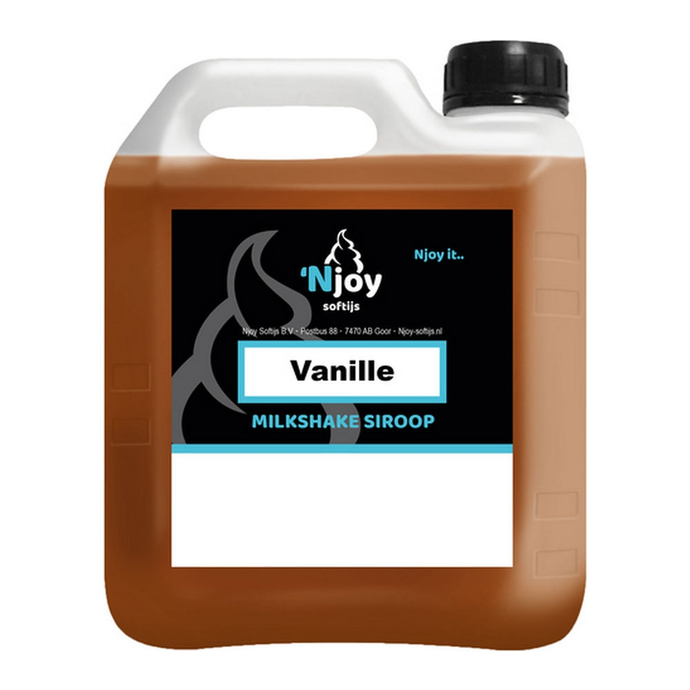 Njoy shakesiroop vanille (2 liter)
