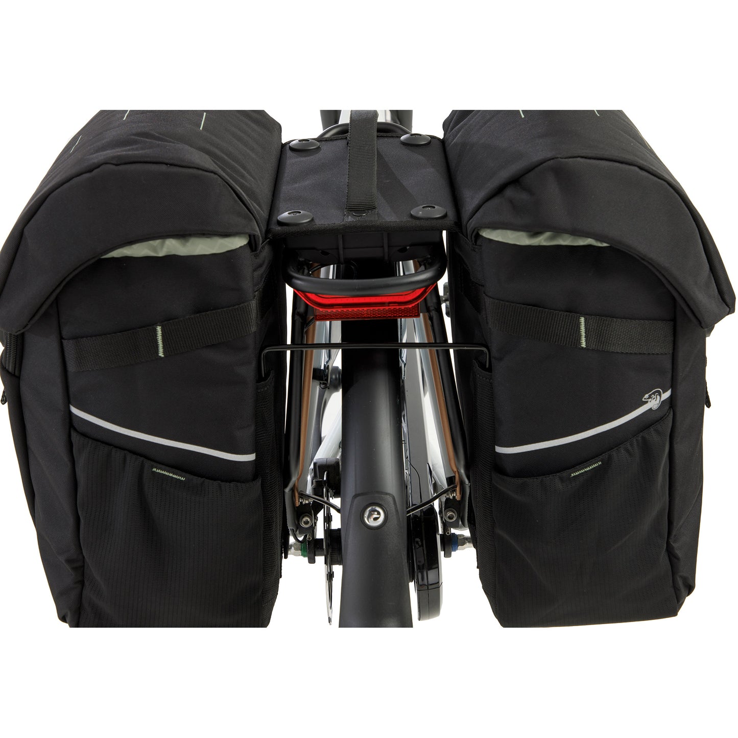 Newlooxs borsa doppia new looxs vigo rt2 40l poliestere nero verde
