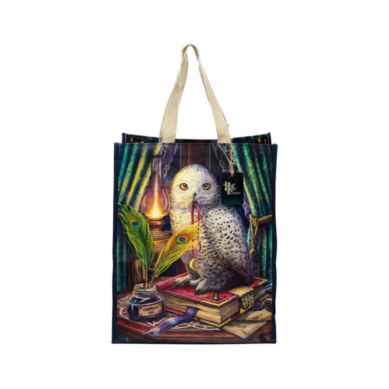 Lisa Parker Wachter de Proverbs Owl Shopper Bag