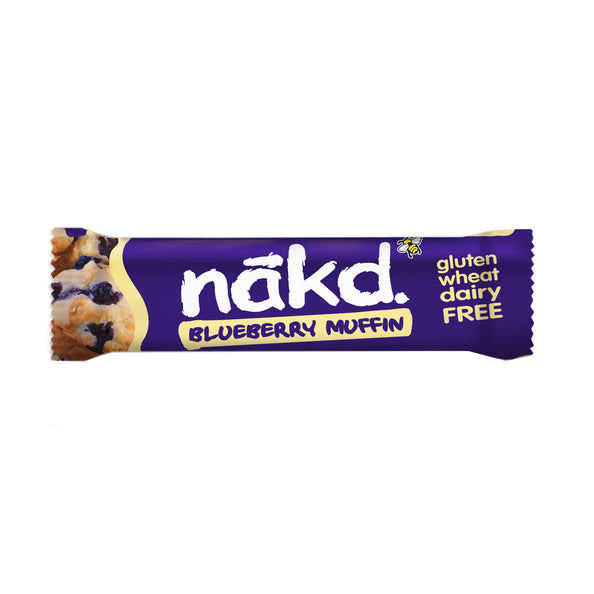 Barretta di muffin ai mirtilli Nakd (18x 35gr)