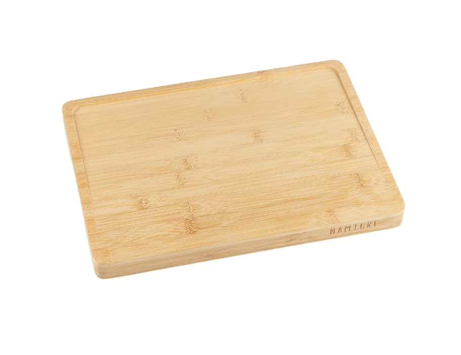 Tagliere in bambù naturale - l - 32 x 24 x 2,5 cm