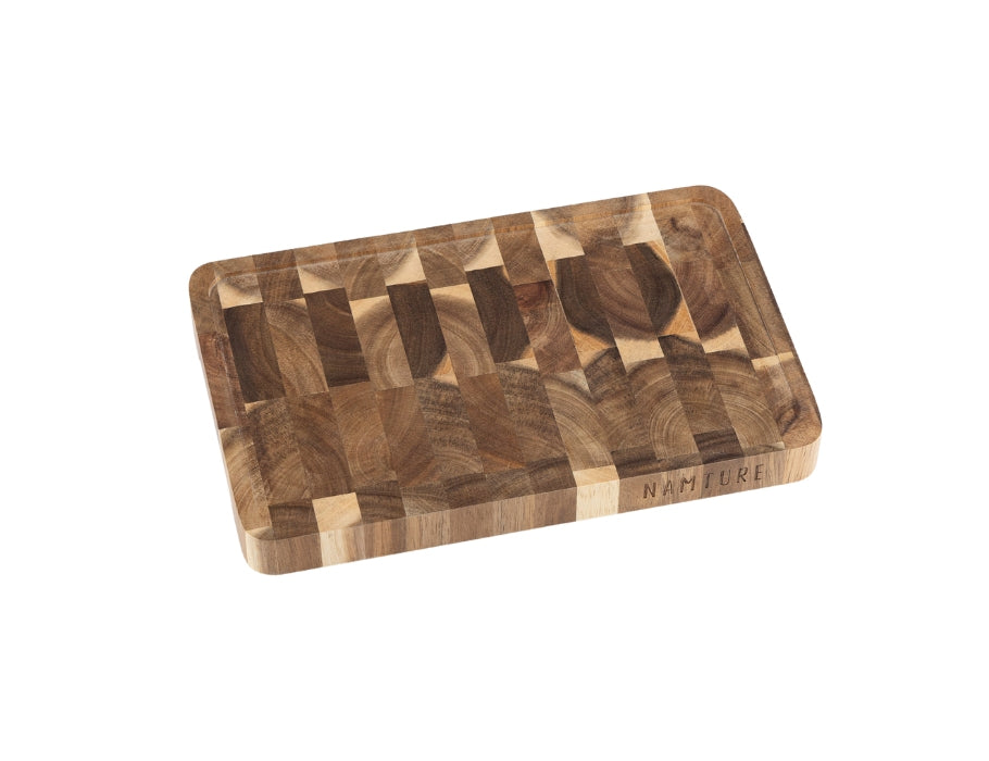 Tabla de cortar Namture madera de acacia - m - 28 x 18 x 2,5 cm