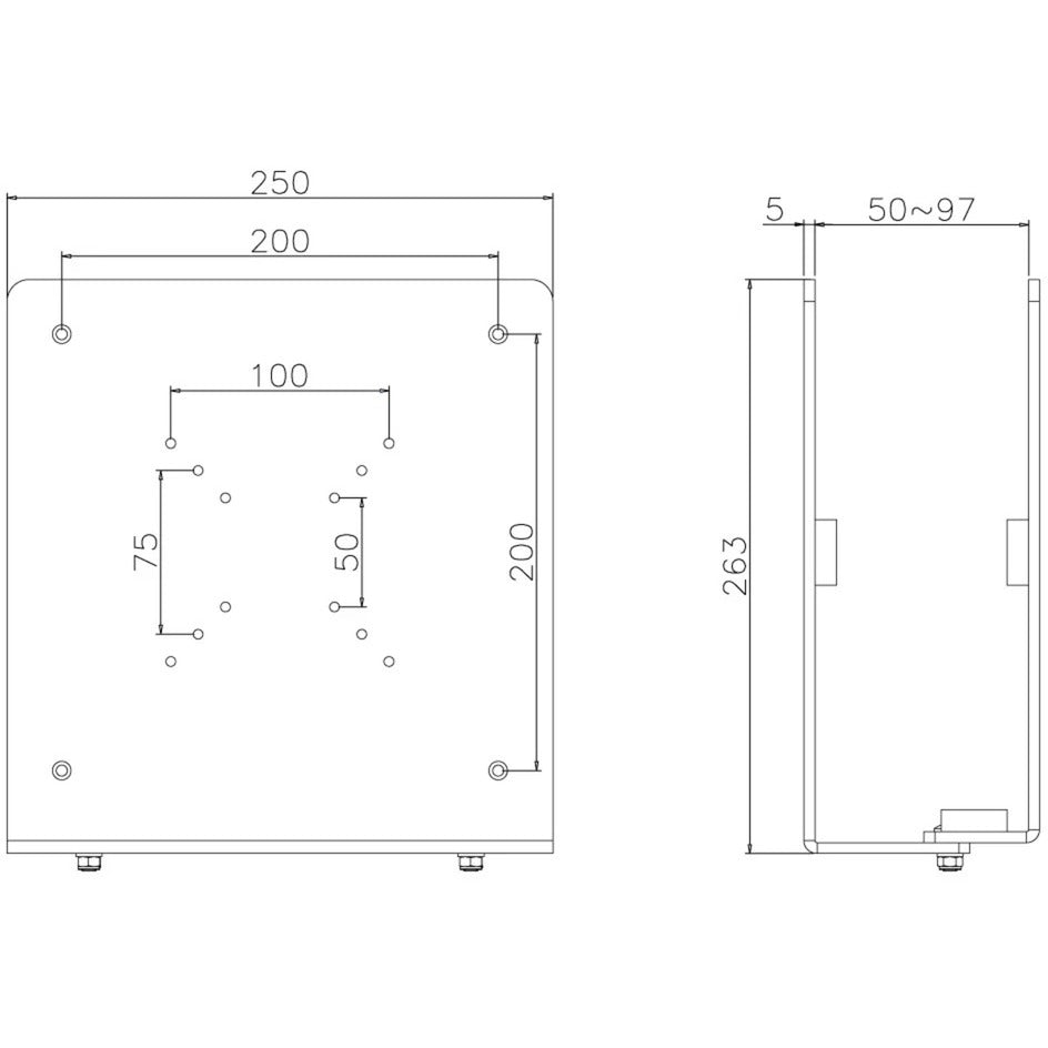 Neomounts di Newstar ThinClient-200 Nuc Thin Cliente