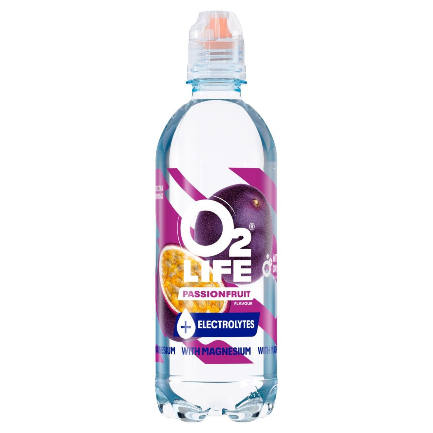 Electrolitos de maracuyá O2life (12x500 ml)