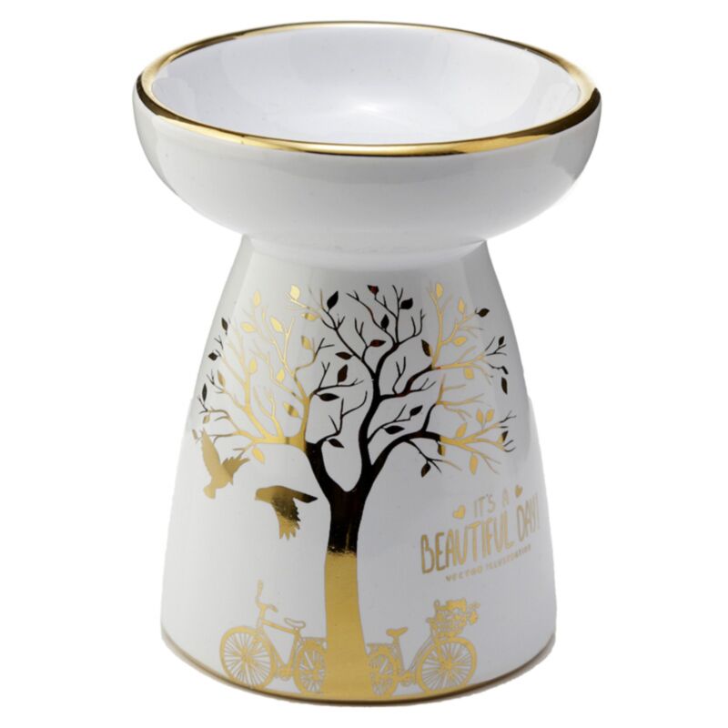 Eden Golden Tree Ceramic Oil and Wax Scent Burner