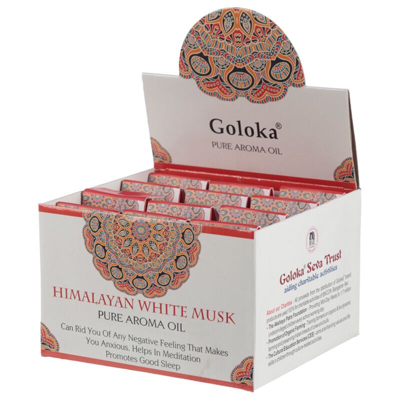 Himalaya White Musk 10ml - Olio di fragranze di Goloka