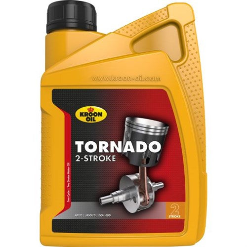 Kroon-oil Tornado a 2 tempi, pieno di sintetico. 1 litro
