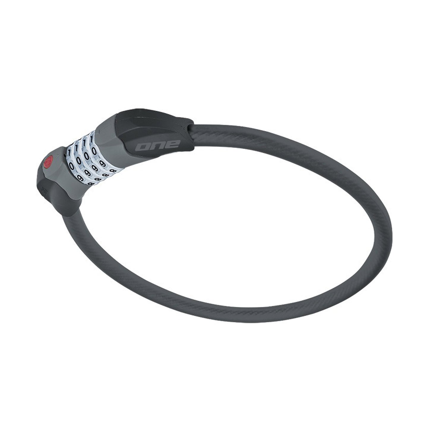 Uno de un cable figura lote 15.80 15 mm 80 cm de gris negro