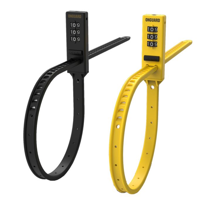 Paquete doble con cierre de cremallera Onguard - negro amarillo