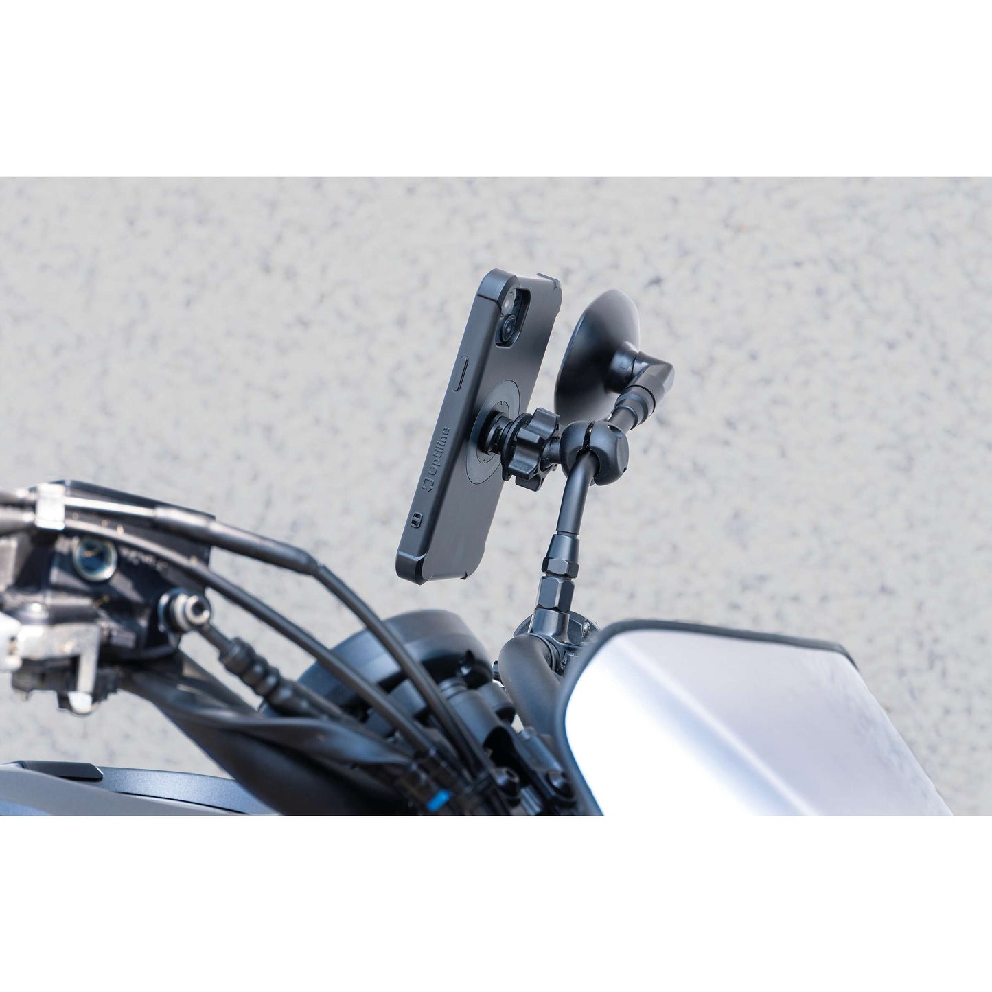 Lampa Opti-Mirror Mirror Monting per la motocicletta scooter