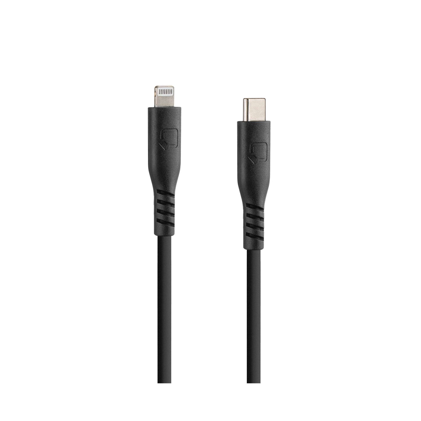 Cable de silicona optilina USB Tipo C> Apple 8 Pin - 20 cm