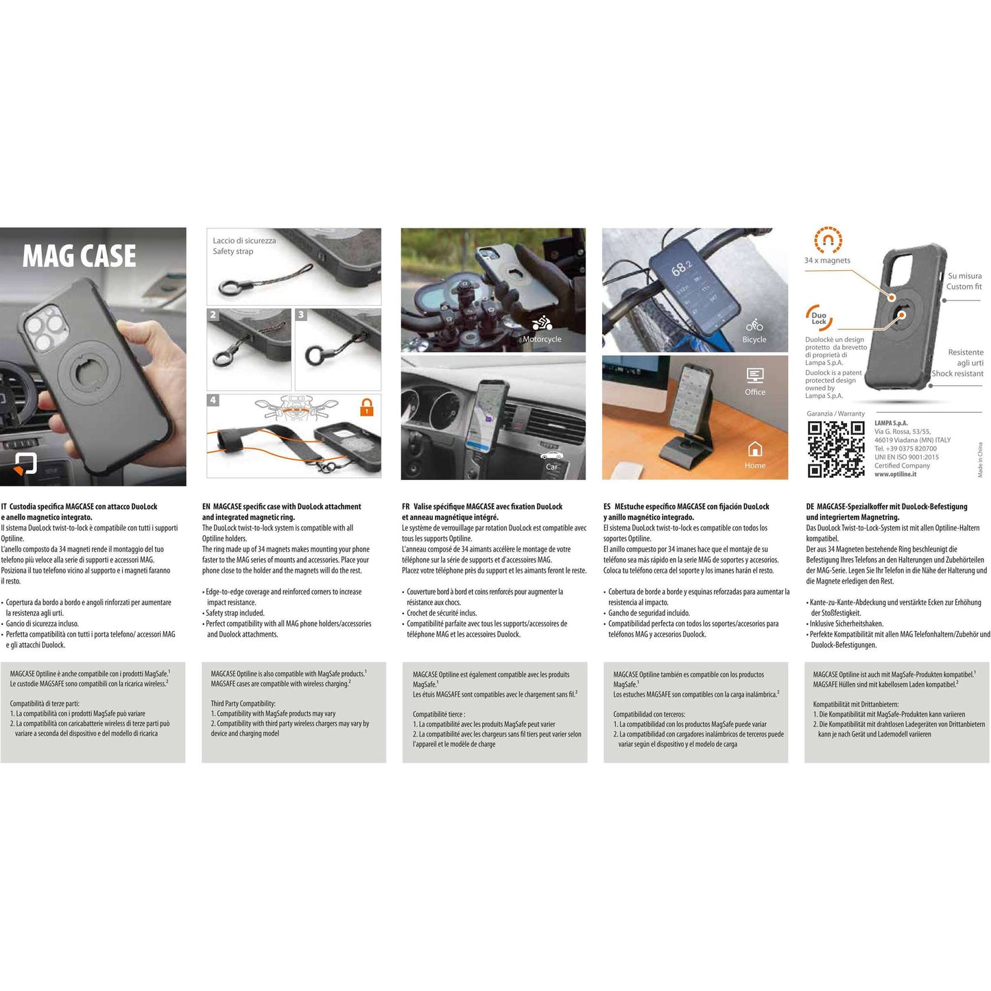 Soporte telefónico de Optiline de Lampa para iPhone 13