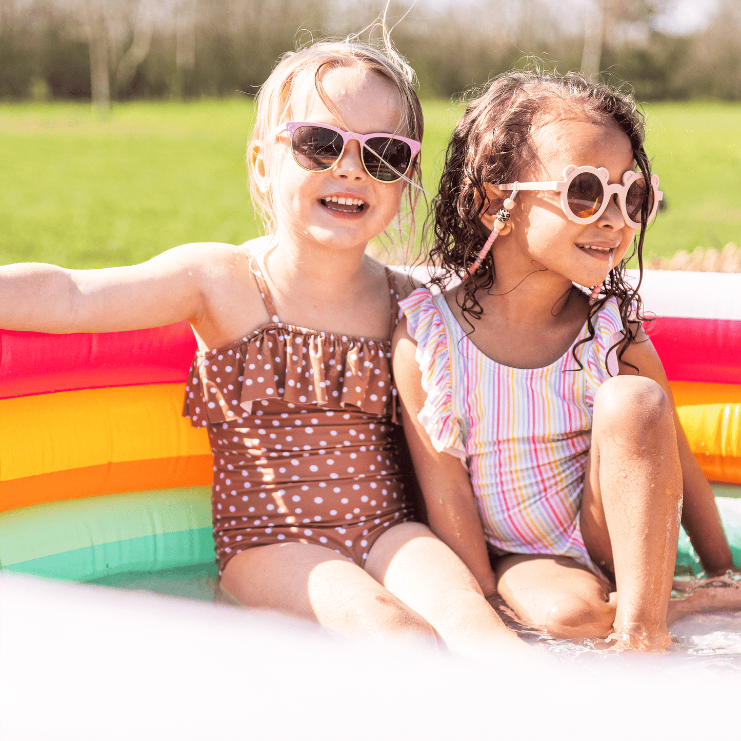 Rush de color | Piscina para niños con multicolor Ø 150 cm