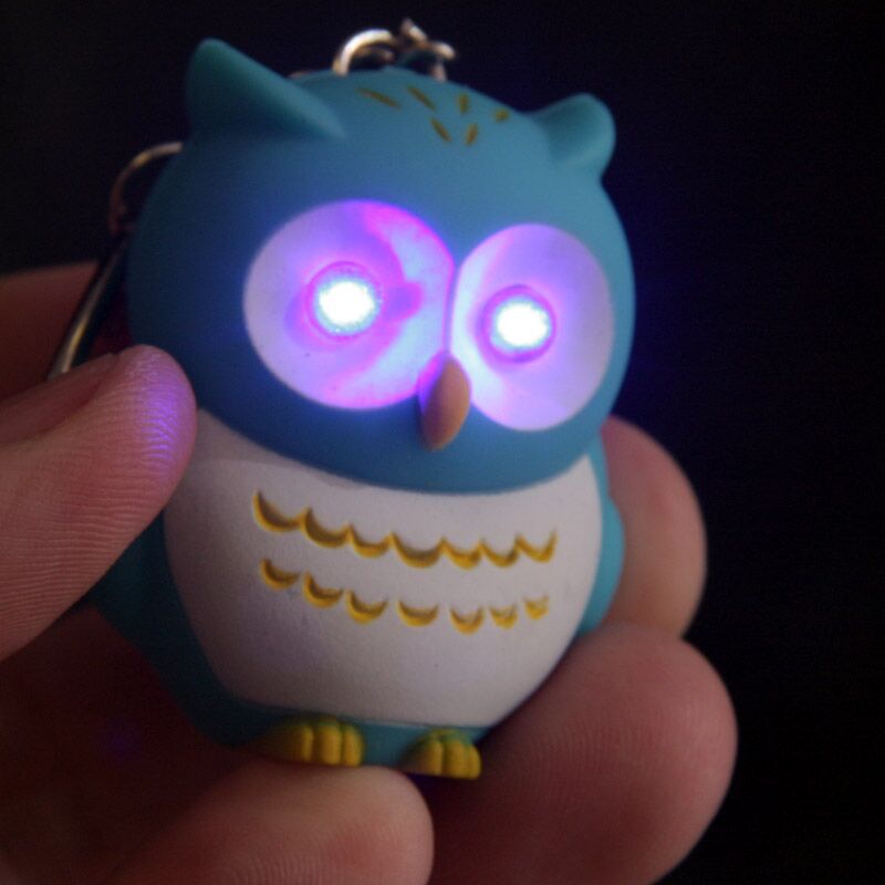 Porta key chiaramente luminosa blu rosa