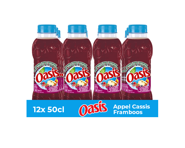 Tappo di lampone Oasis mela cassis (12x50cl)