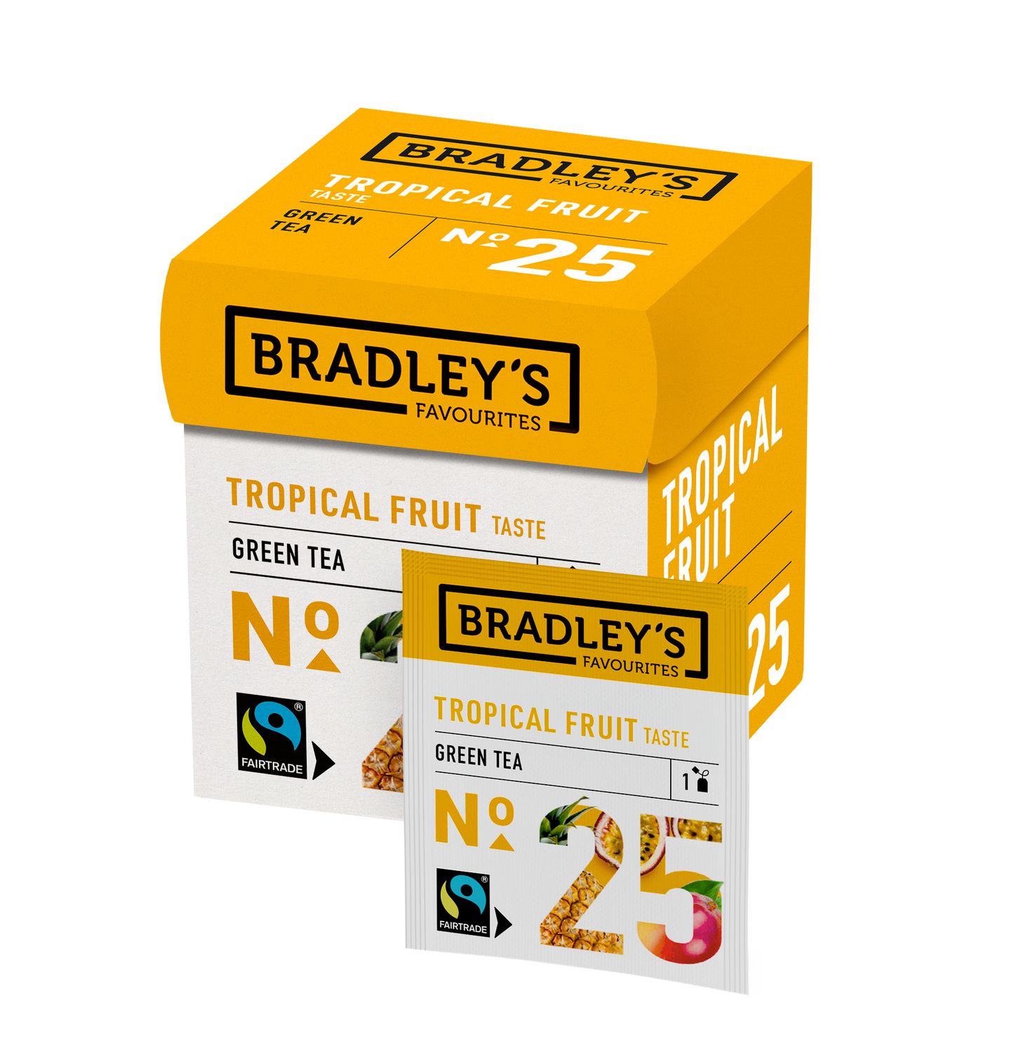 Il tè verde preferito da Bradley e i frutti tropicali n. 25 (72x1,75 g)
