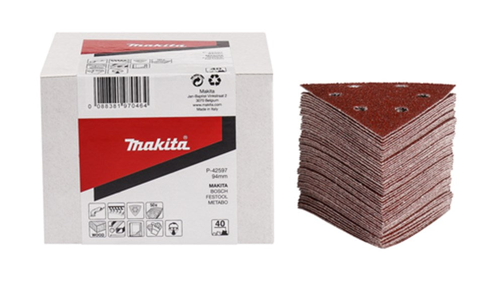 Accesorios makita hoja de lija 3-k k120 rojo v. - p-42634 - p-42634