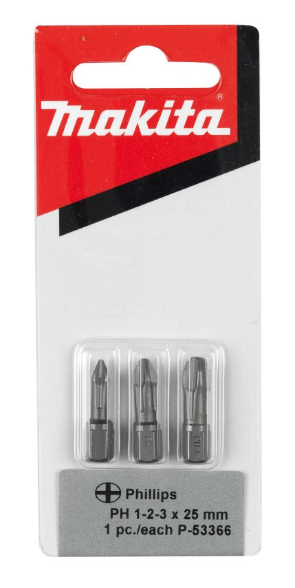Accesorios Makita punta para atornillar ph1 2 3x25mm - p-53366
