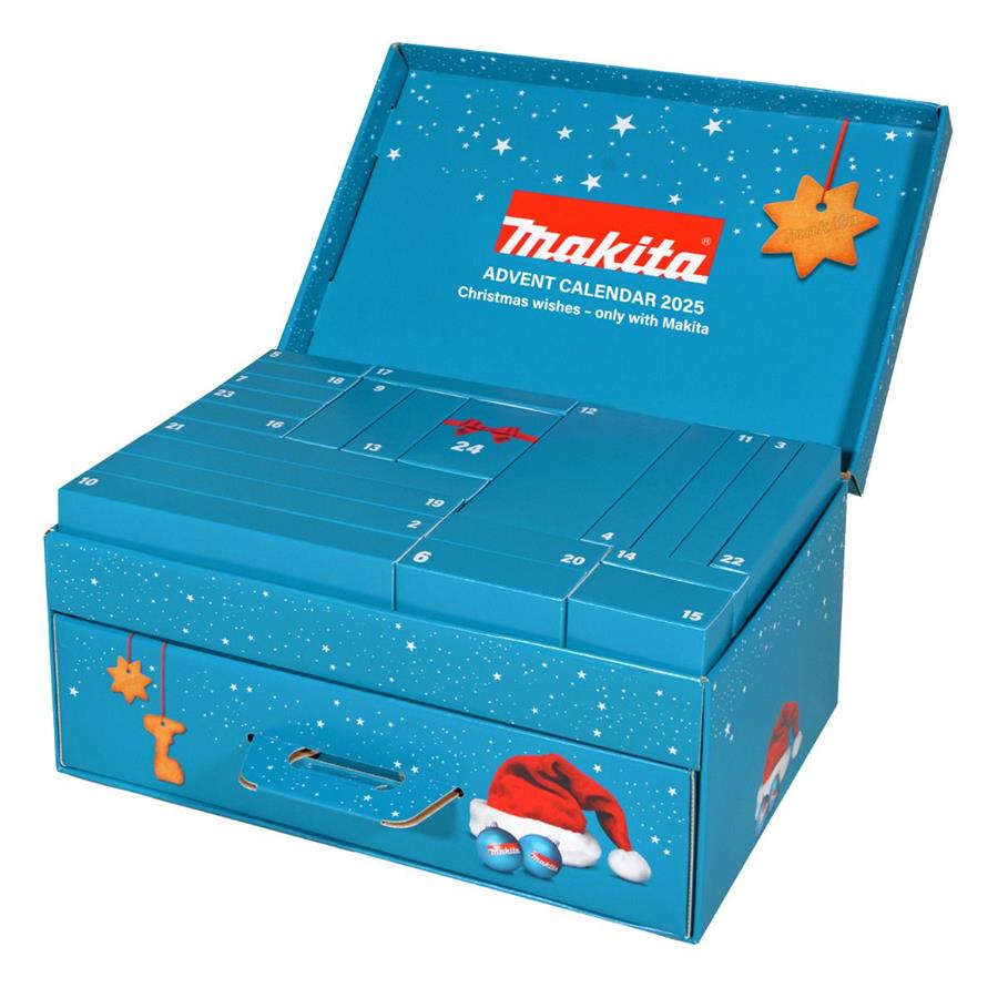 Calendario dell'avvento Makita 2025 edizione limitata