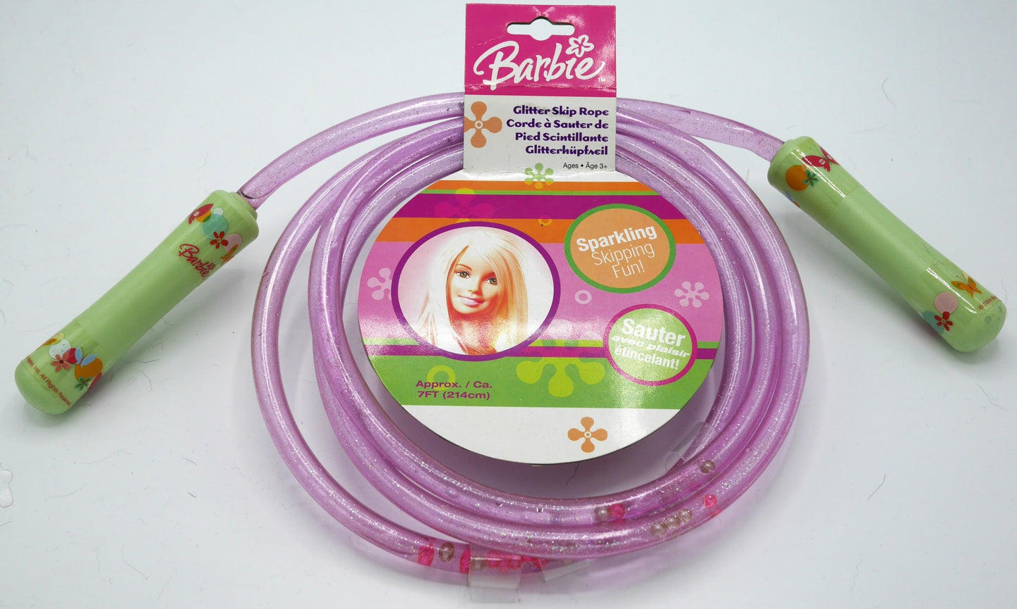 saltare la corda lunga 214 cm con corda glitter fatta di plastica