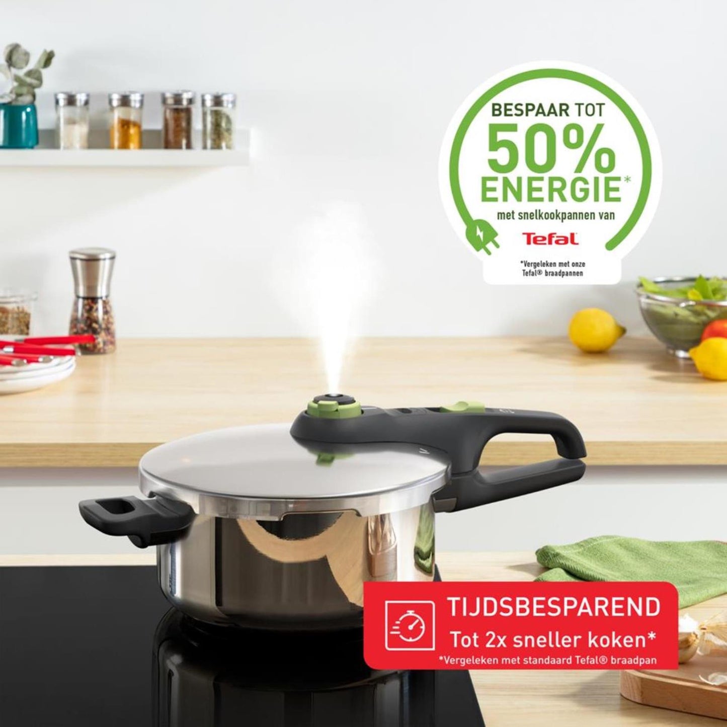 Olla a presión Tefal Secure 5 de moda 4l