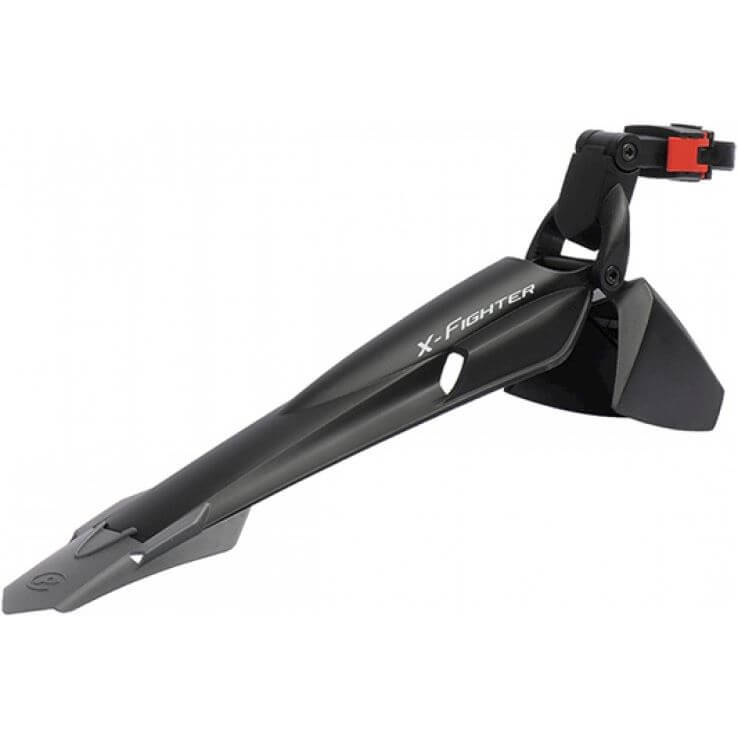 Alerón trasero X-fighter, negro. montaje en tija de sillín.