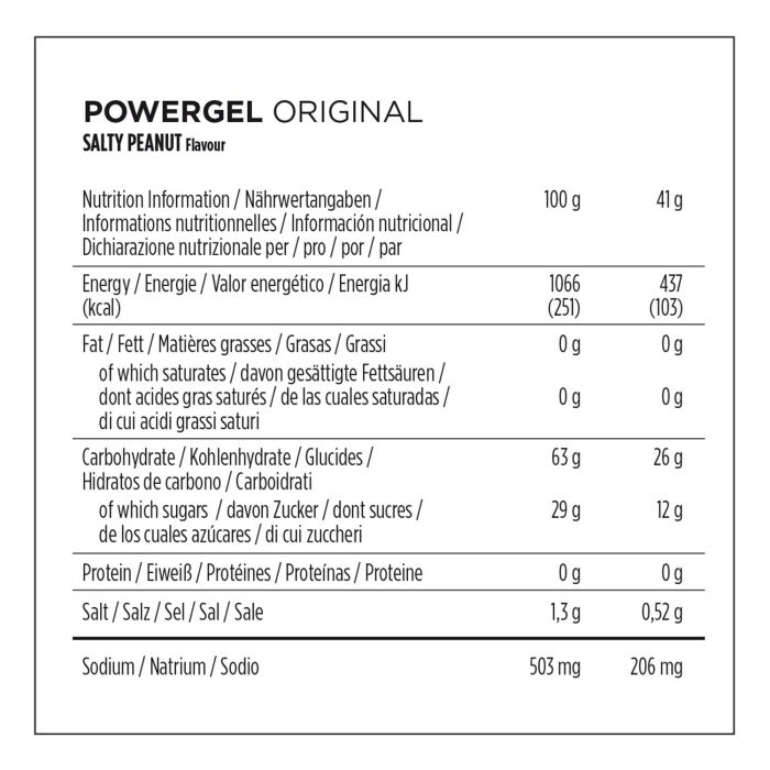 Powerbar powergel originale (24 x 41gr) - arachidi salate