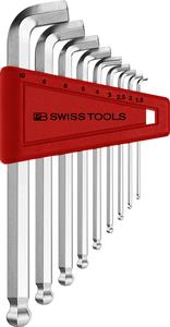 Pb swiss tools juego de llaves hexagonales pb cortas + punta esférica
