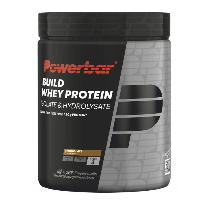 Powerbar build whey protein - hidrolizado aislado (1 x 550gr) - chocolate