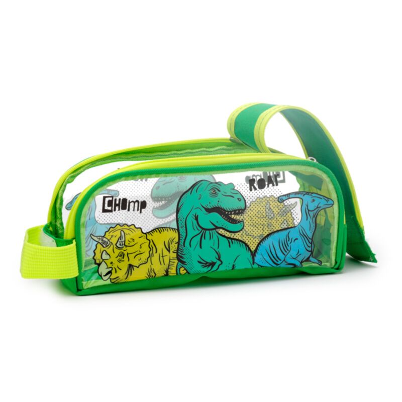 Dinosaurio transparente cocinera de lápiz