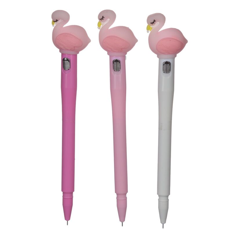 Pen de escritor de Flamingo LED - Negro